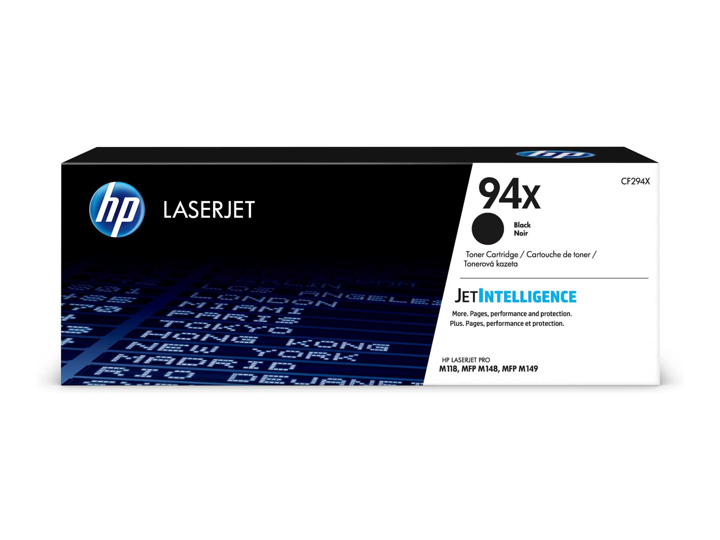 HP 94X High Yield Black Original LaserJet Toner Cartridge