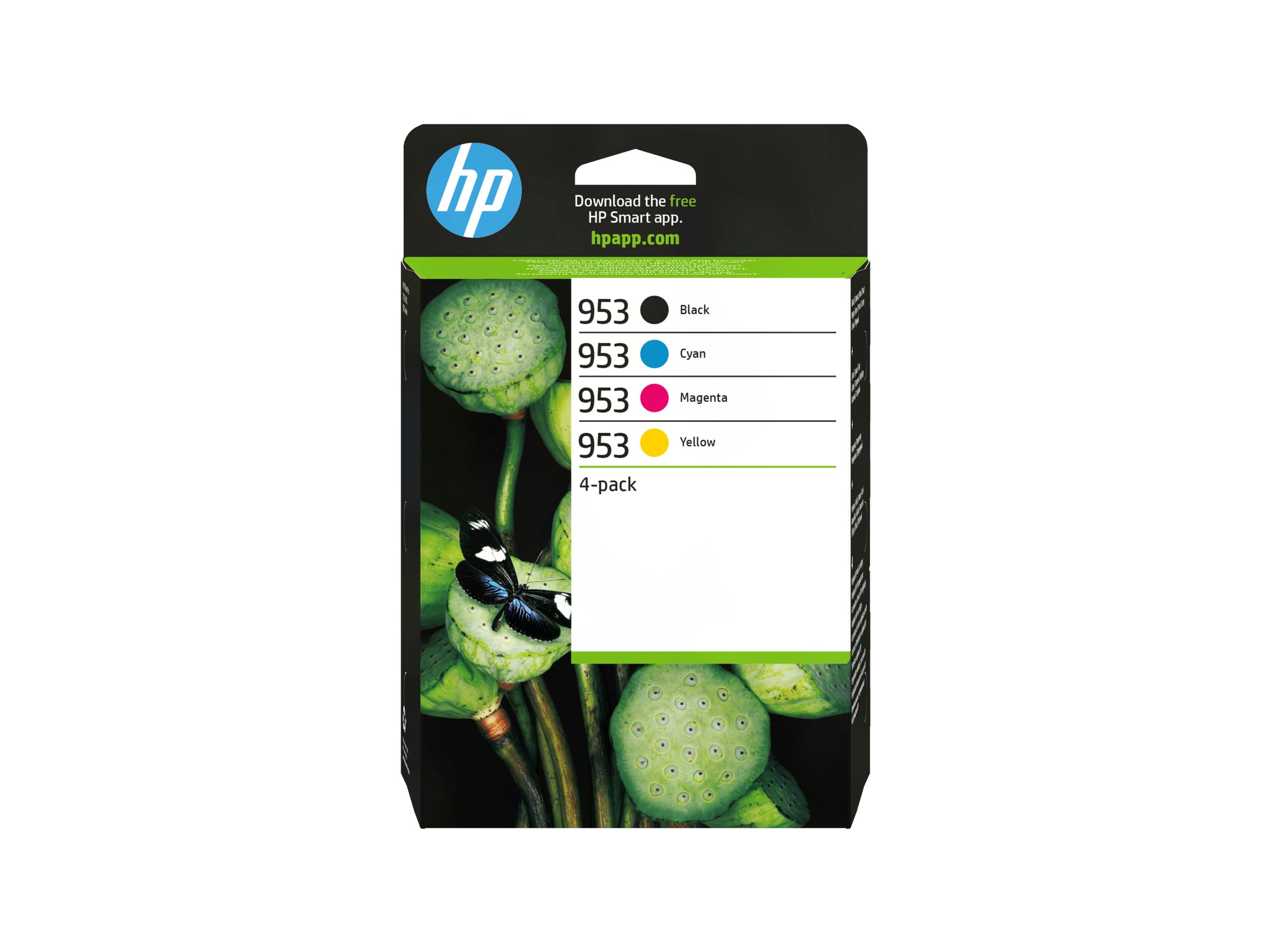 HP 953 4-pack Black/Cyan/Magenta/Yellow Original Ink Cartridges