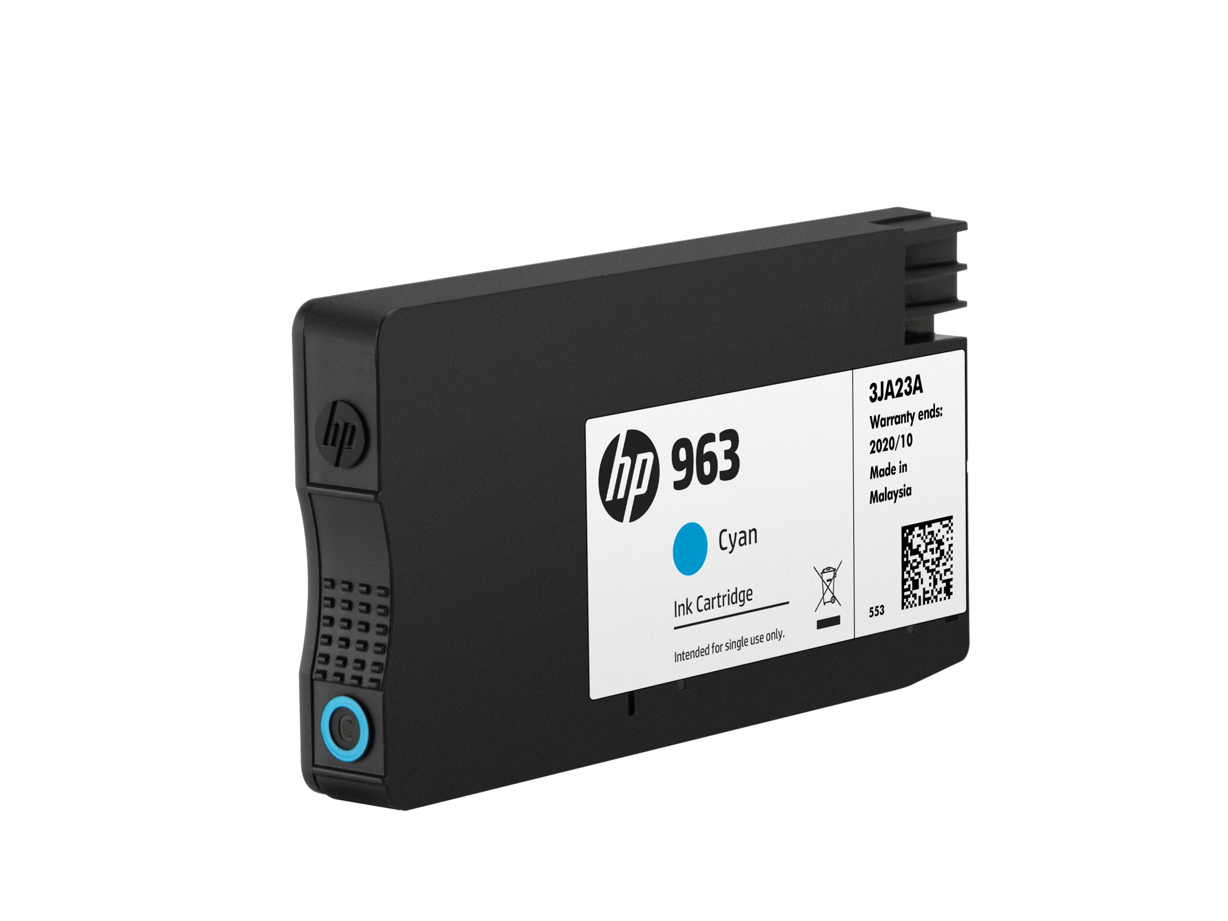 HP 963 Cyan Original Ink Cartridge