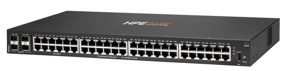Hewlett Packard HP Switch 1000Mbit 48xTP 4xSFPSlot Aruba CX 6000 48G 4SFP