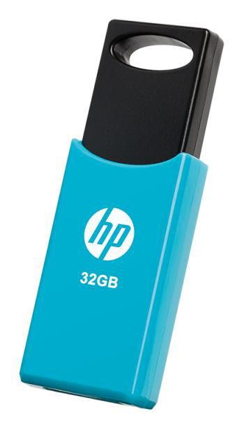 HP 32 GB, USB 2.0 Type-A, 4/14 MB/s, 56.6 x 20.4 x 9.5 mm, 10.2 g