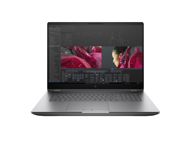 HP ZBook Fury G1i Mobile Workstation Intel Core Ultra 9 285HX 45.7 cm (18") WQXGA 64 GB DDR5-SDRAM 2 TB SSD NVIDIA RTX PRO 2000 Blackwell Wi-Fi 7 (802.11be) Windows 11 Pro AI Workstation, AI PC Silver