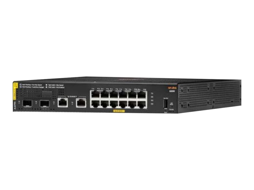 HPE Aruba Networking CX 6000 12G Class4 PoE 2G/2SFP 139W Switch EU en