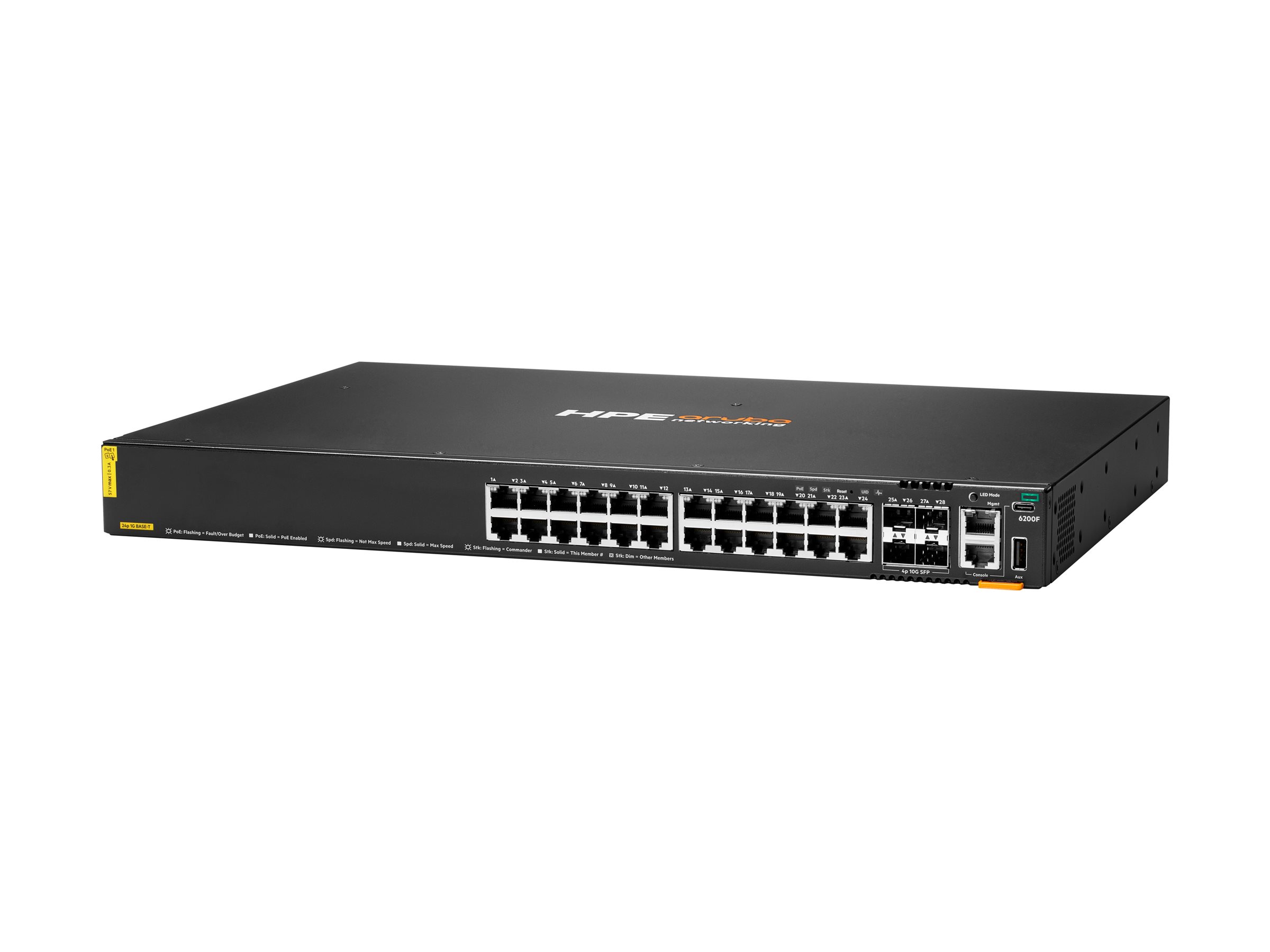 HPE ANW 6200F 24G CL4 4SFP+370W SW DK en