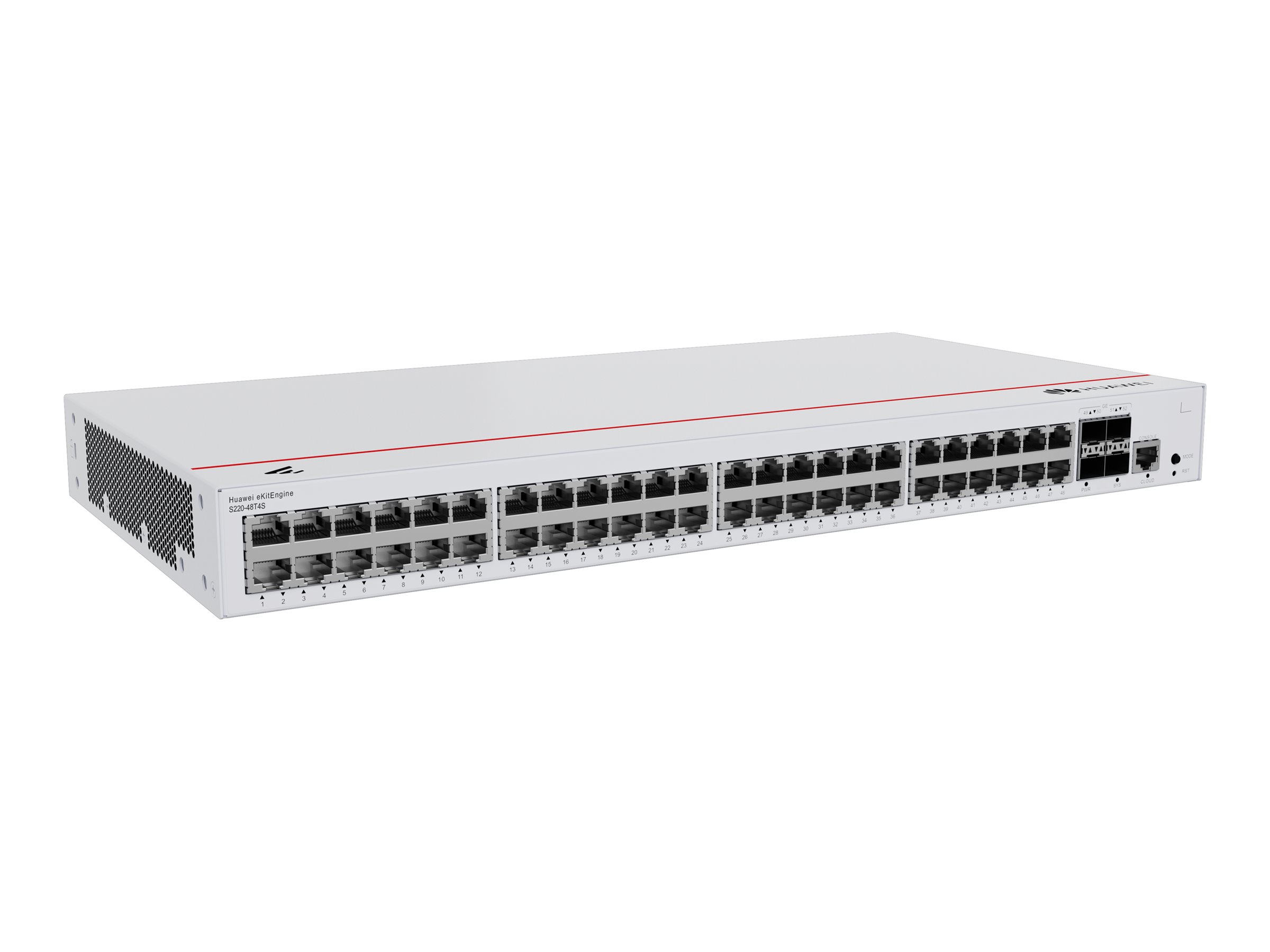 HUAWEI S220-48T4S 48x10/100/1000BASE-T ports 4xGE SFP ports built-in AC power
