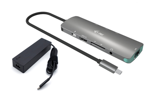 I-TEC NANO LAN DOCK + P/S 100W DOCK 4K HDMI LAN PD 100W