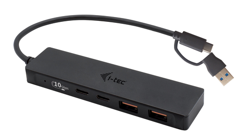 I-TEC USB-C HUB 2+2X USB-C/A USB-C METAL HUB 2XUSB-C 2XUSB-A
