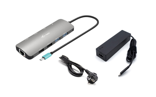 I-TEC USB-C METAL NANO 2X HDMI DOCKING STATION PD 100W + CHARGE