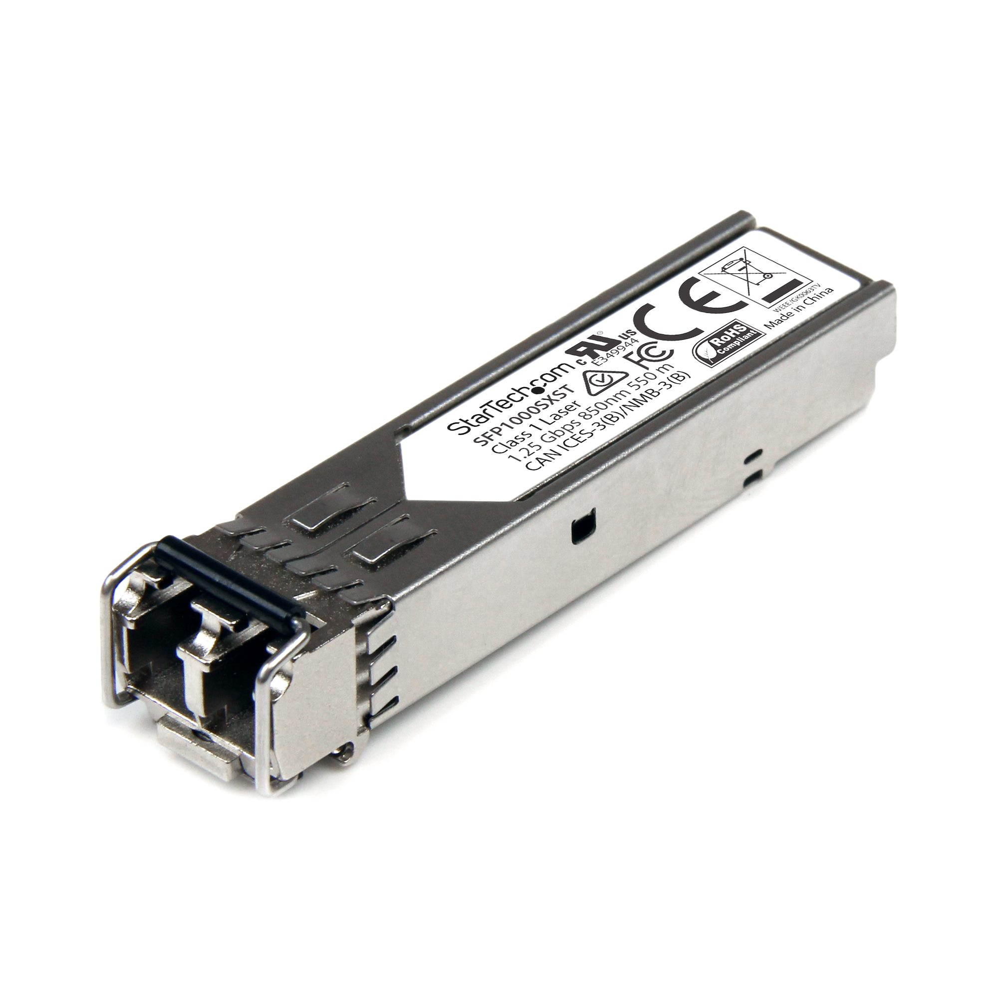 StarTech.com MSA Uncoded SFP Module - 1000BASE-SX - 1GE SFP 1GbE Multi Mode Fiber (MMF) Optic Transceiver - 550m DDM SFP (mini-GBIC) transceiver modul Gigabit Ethernet