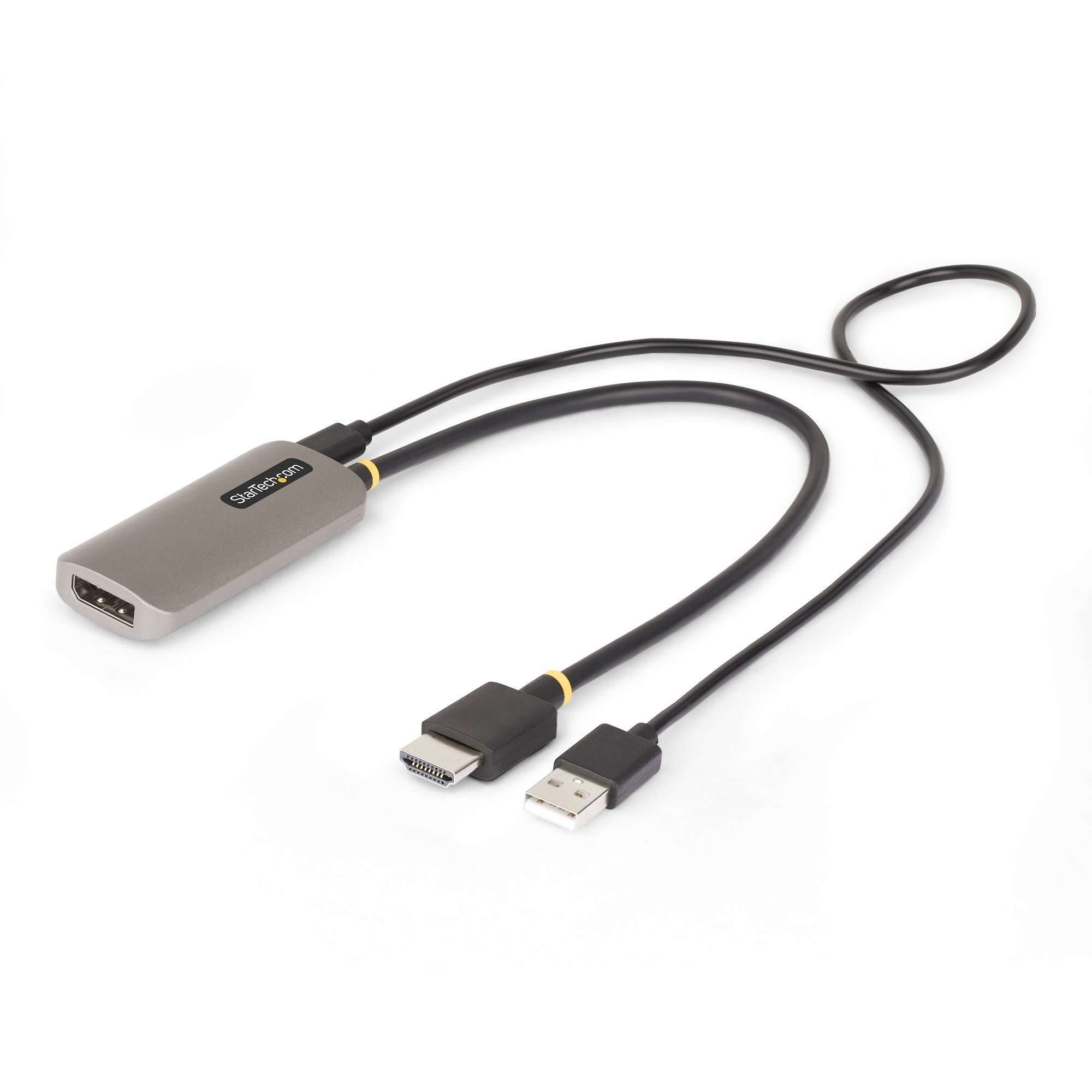 Startech HDMI to DisplayPort Adapter, 8K 60Hz, Active Video Converter - adapterkabel - 30 cm