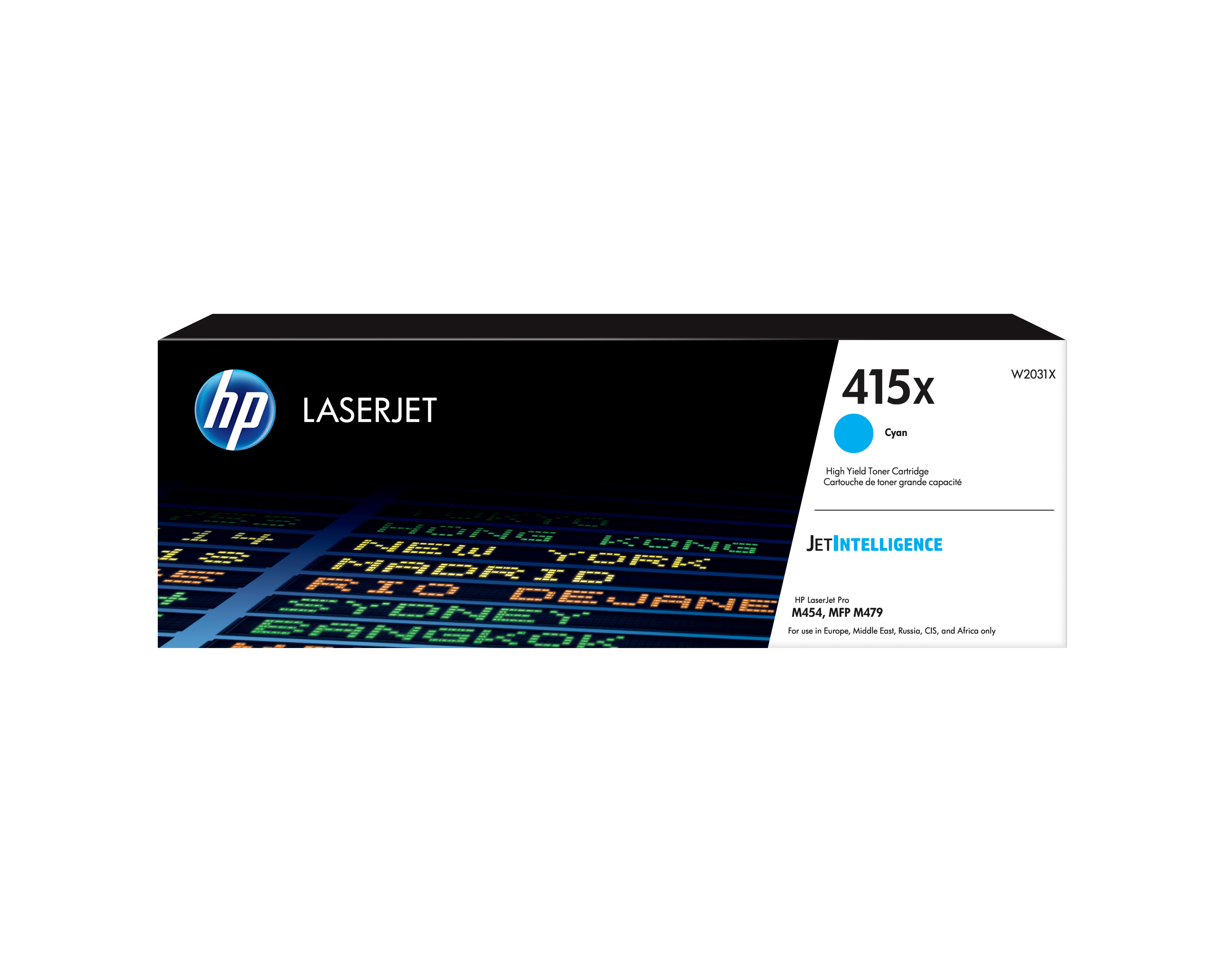 HP Toner Cartridge W2031X High capacity No. 415X Cyan