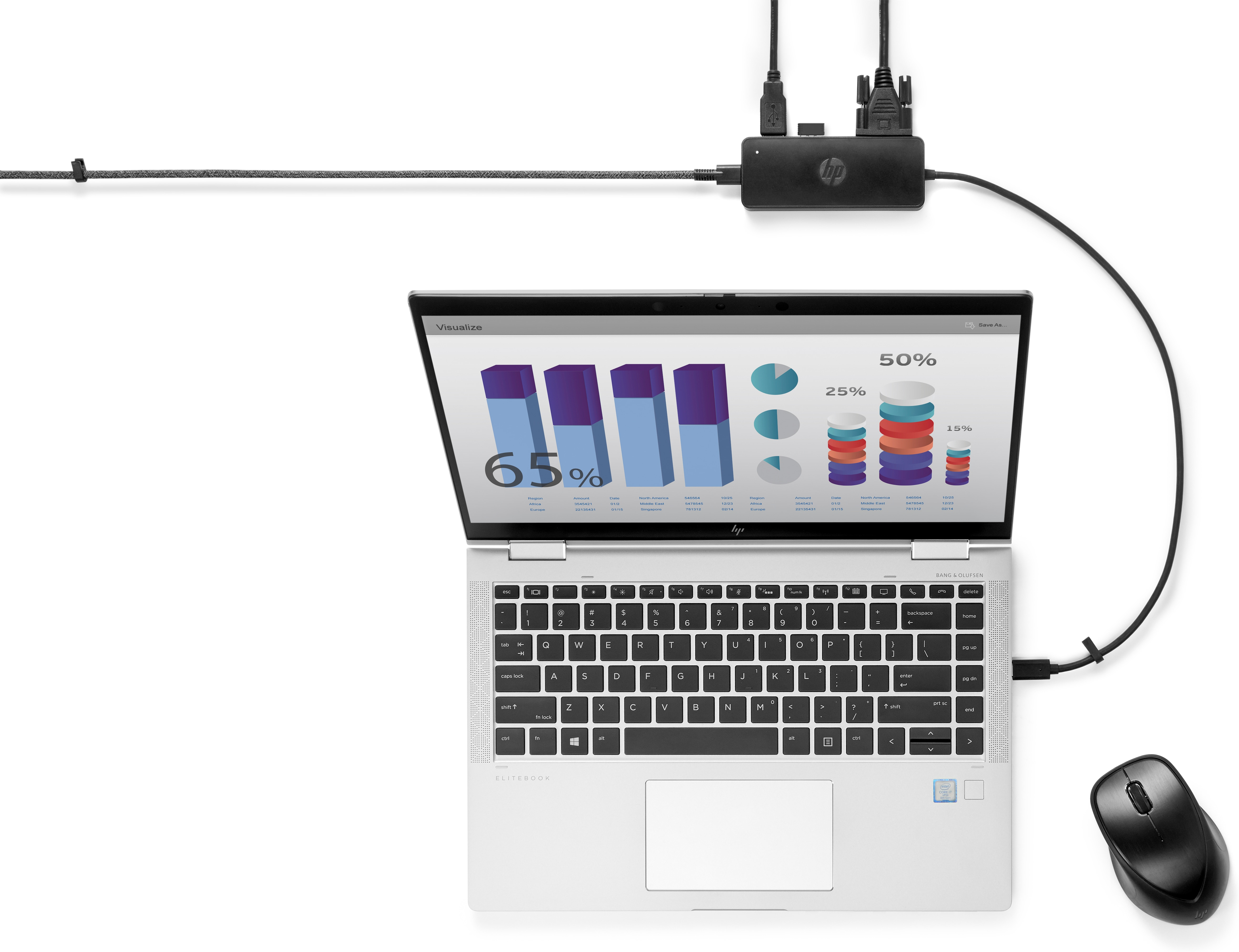 HP USB-C Travel Hub G2 - dockingstatio