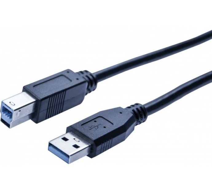 EXC USB3.0 cord A/B | USB-A - USB-B | 3.0 | 3m | Sort