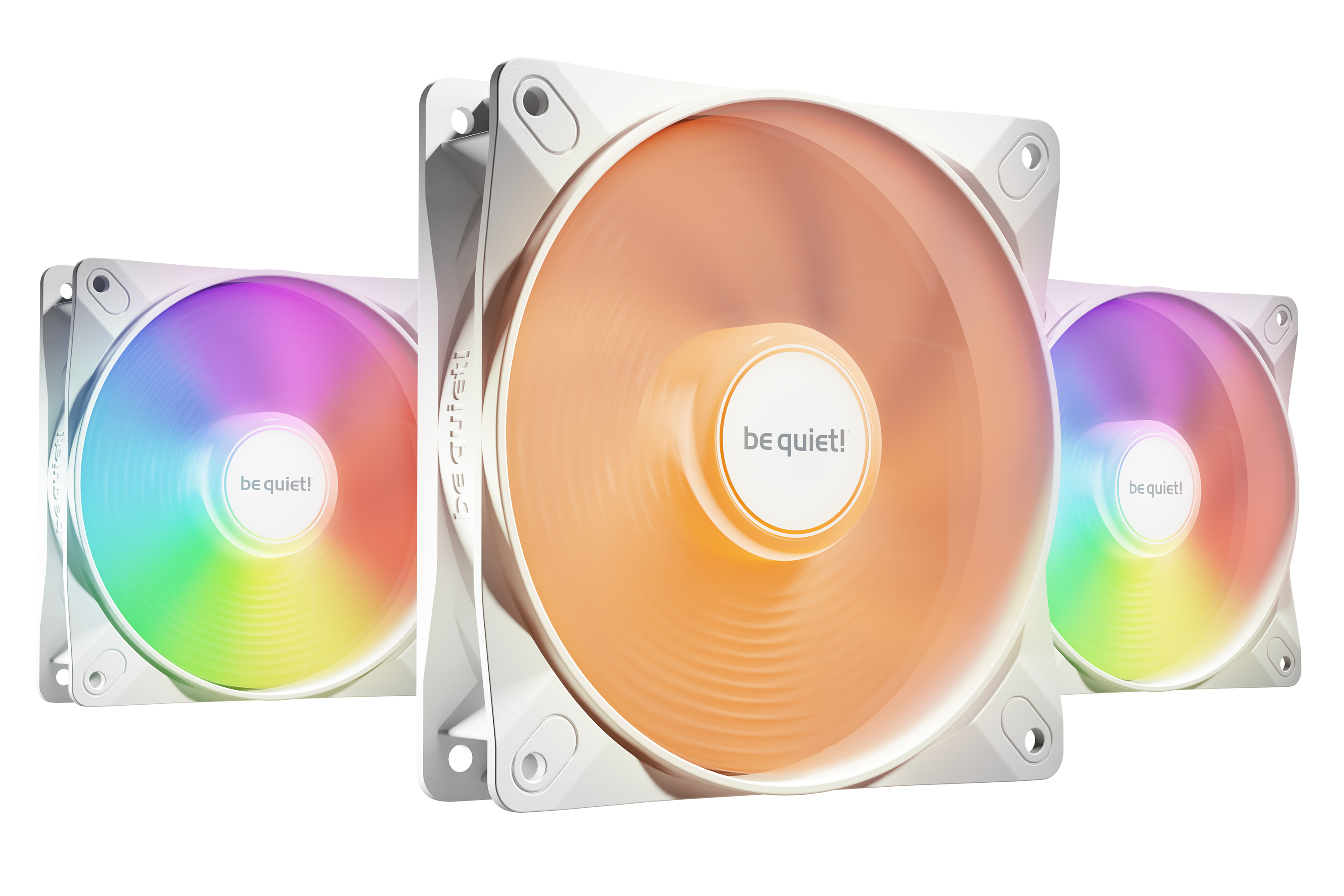 be quiet! LIGHT WINGS LX 120mm PWM 3-Pack, White