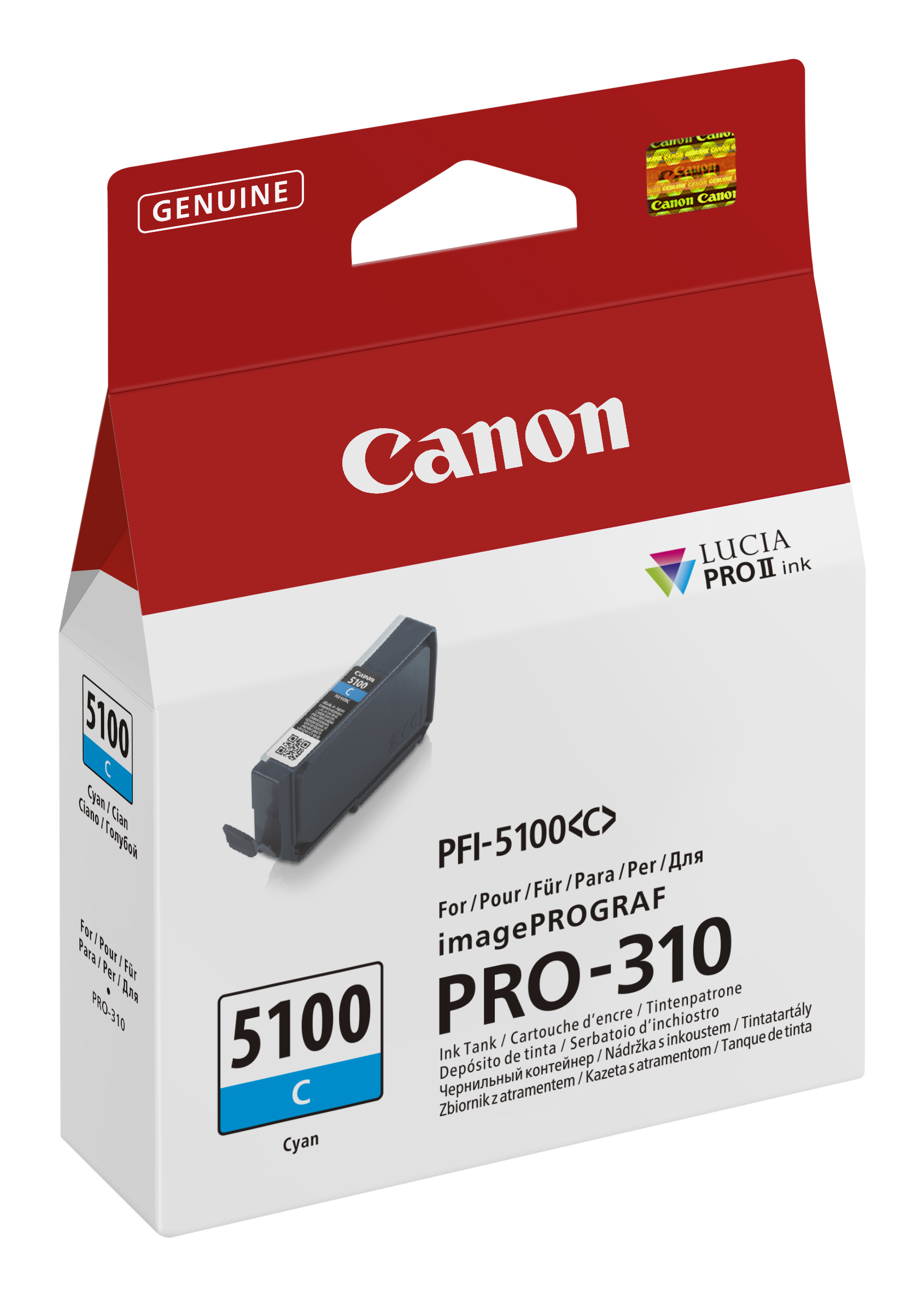 Ink/Cyan ink tank INK PFI-5100 C EUR