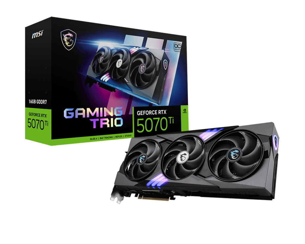 GK MSI GeForce RTX5070Ti 16GB GAMING TRIO OC