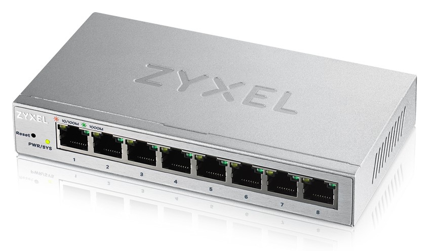 Zyxel | GS1200-8 | Web Managed Gigabit Switch | 8x Port | 1Gbit/s