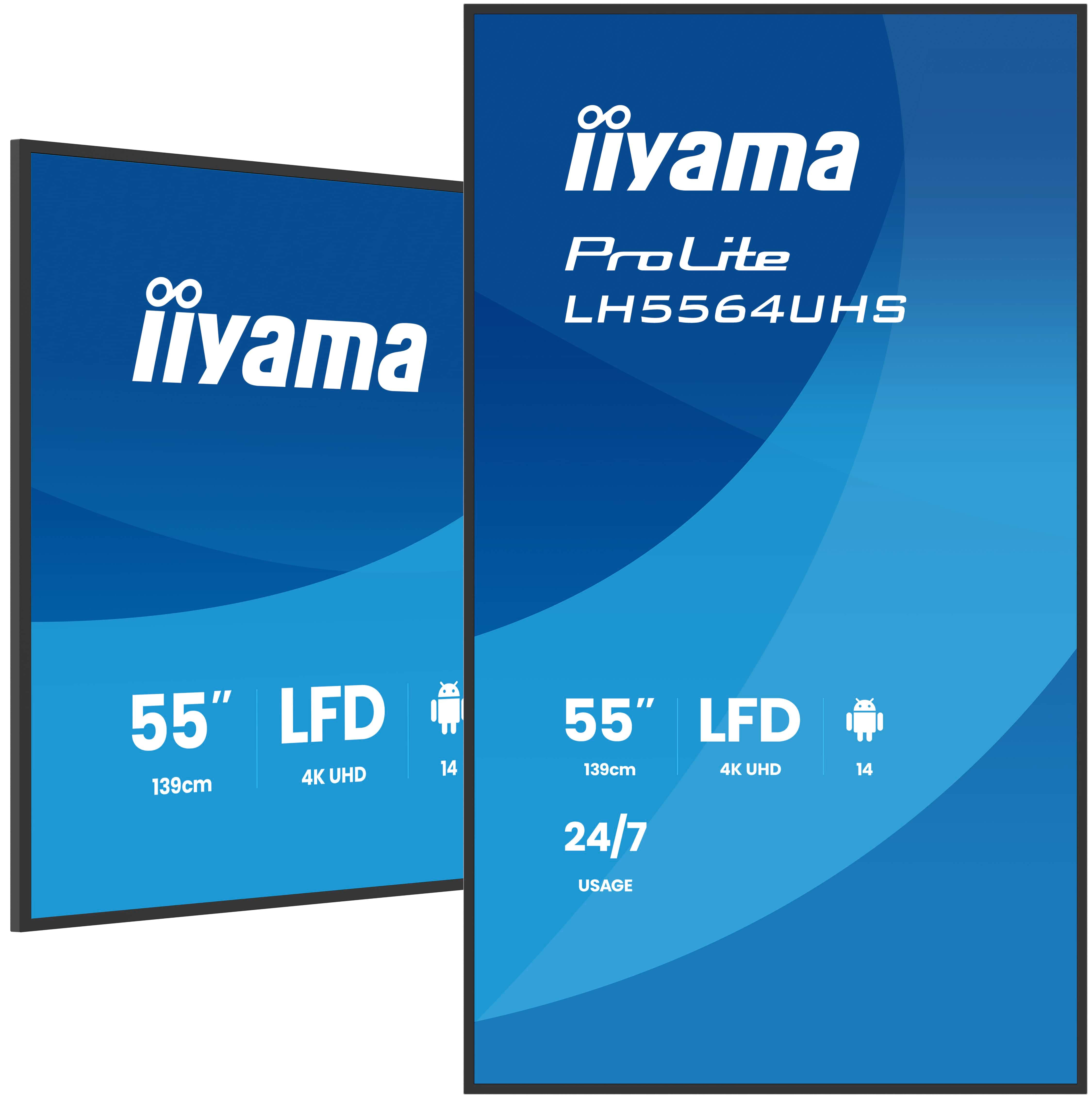 55" 3840x2160 UHD VA Haze 25% 500cd