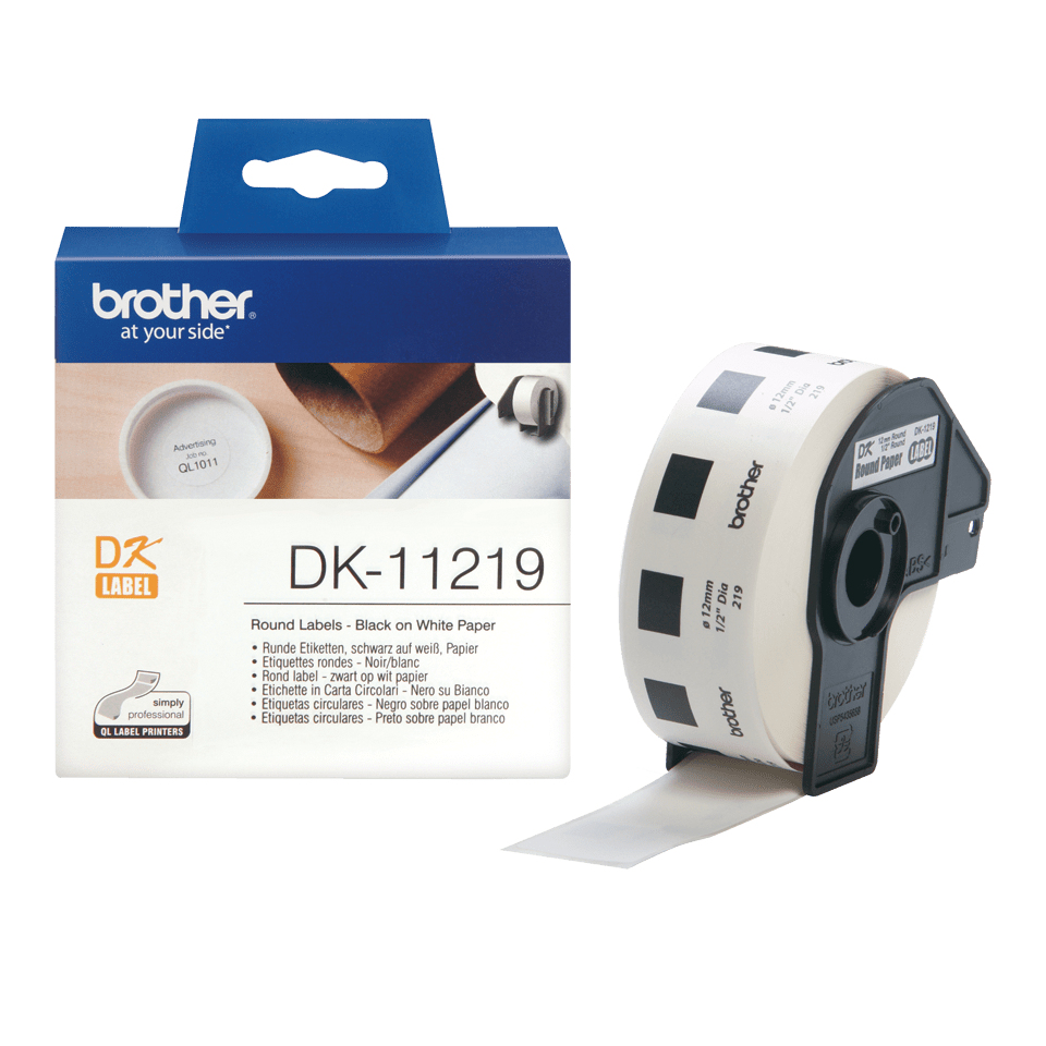 Label/glossy CD DVD f QL-500 1200pk