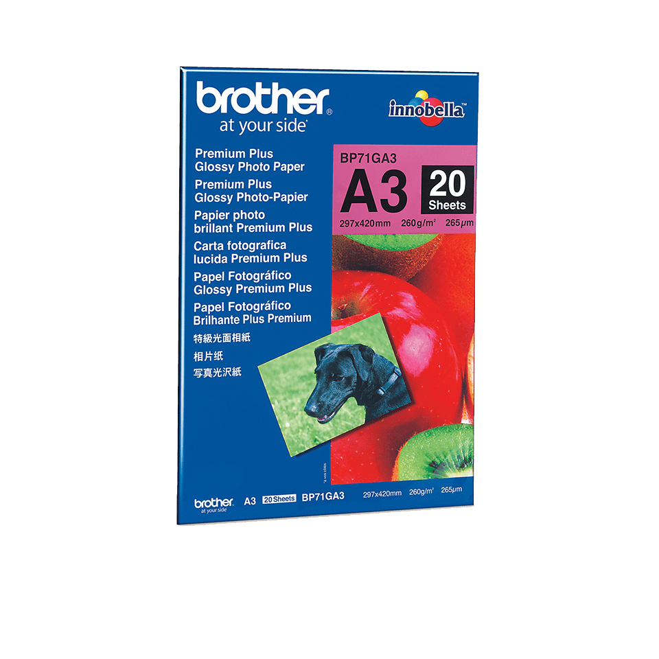 Papper Brother BP71GA3* 20 ark, Glossy, A3