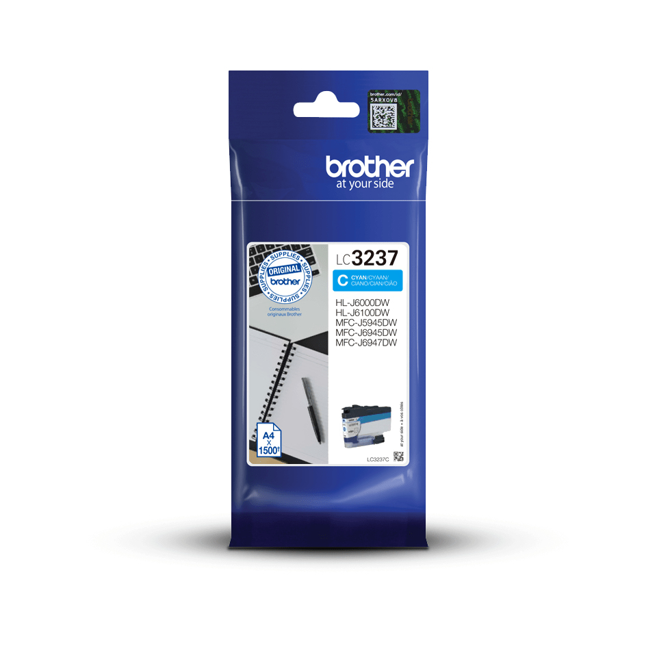 Brother LC3237C | 1500Pages | Cyan