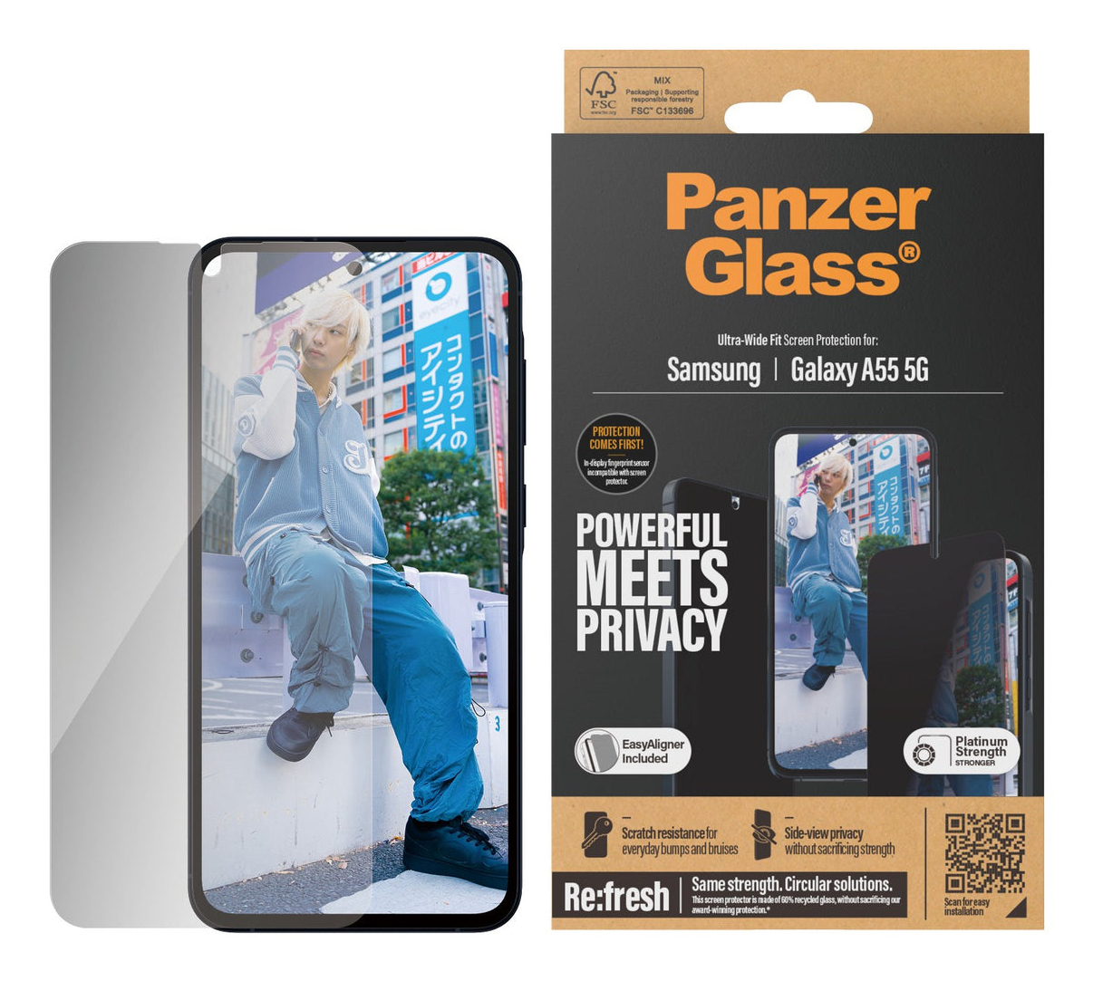 PanzerGlass Samsung A55 5G Privacy UWF