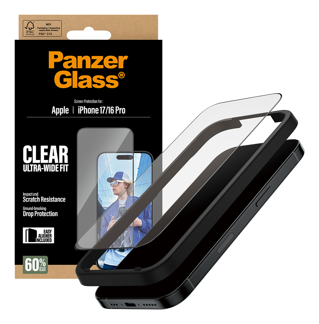 PanzerGlass iPhone 17/16 Pro UWF