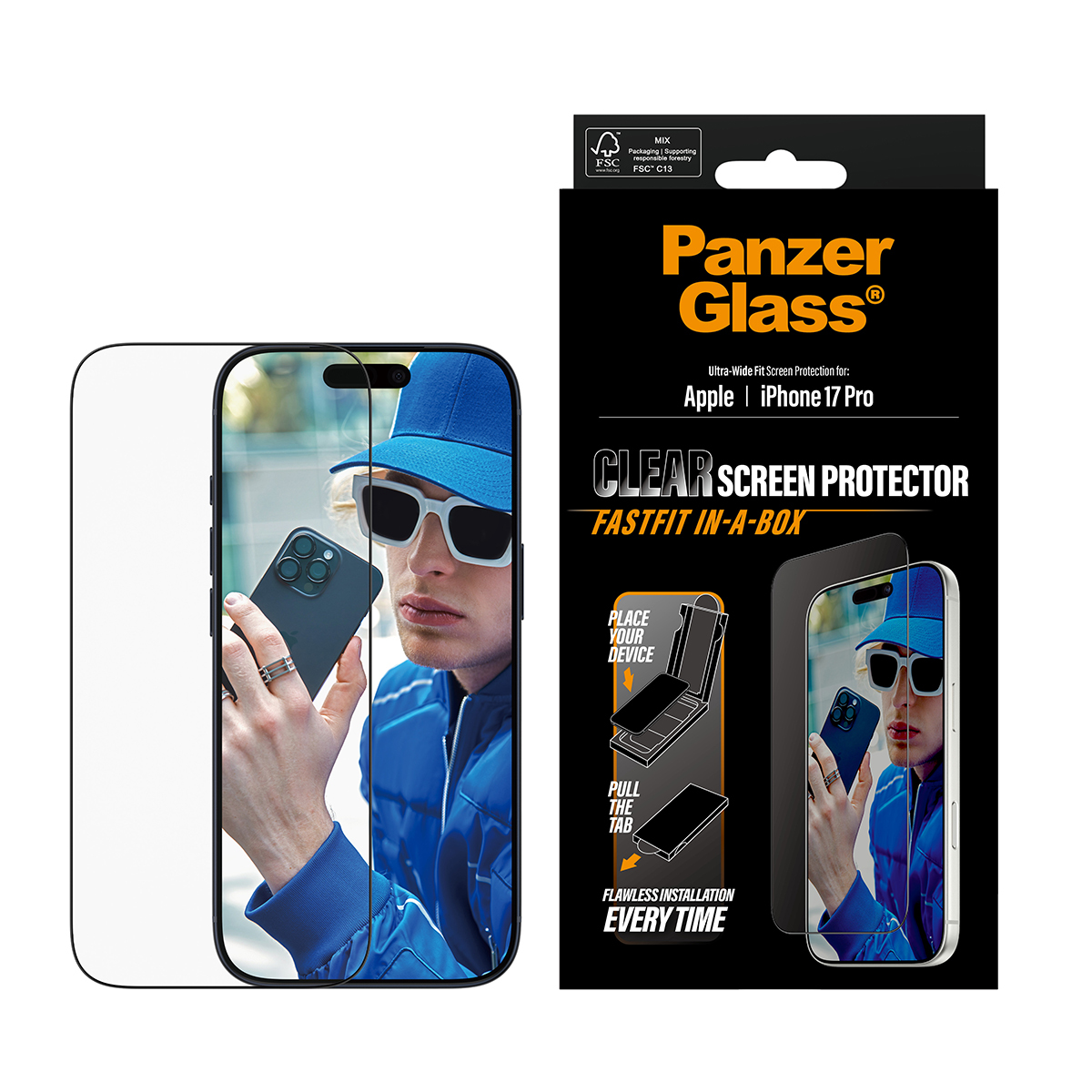 PanzerGlass iPhone 17 Pro UWF FF