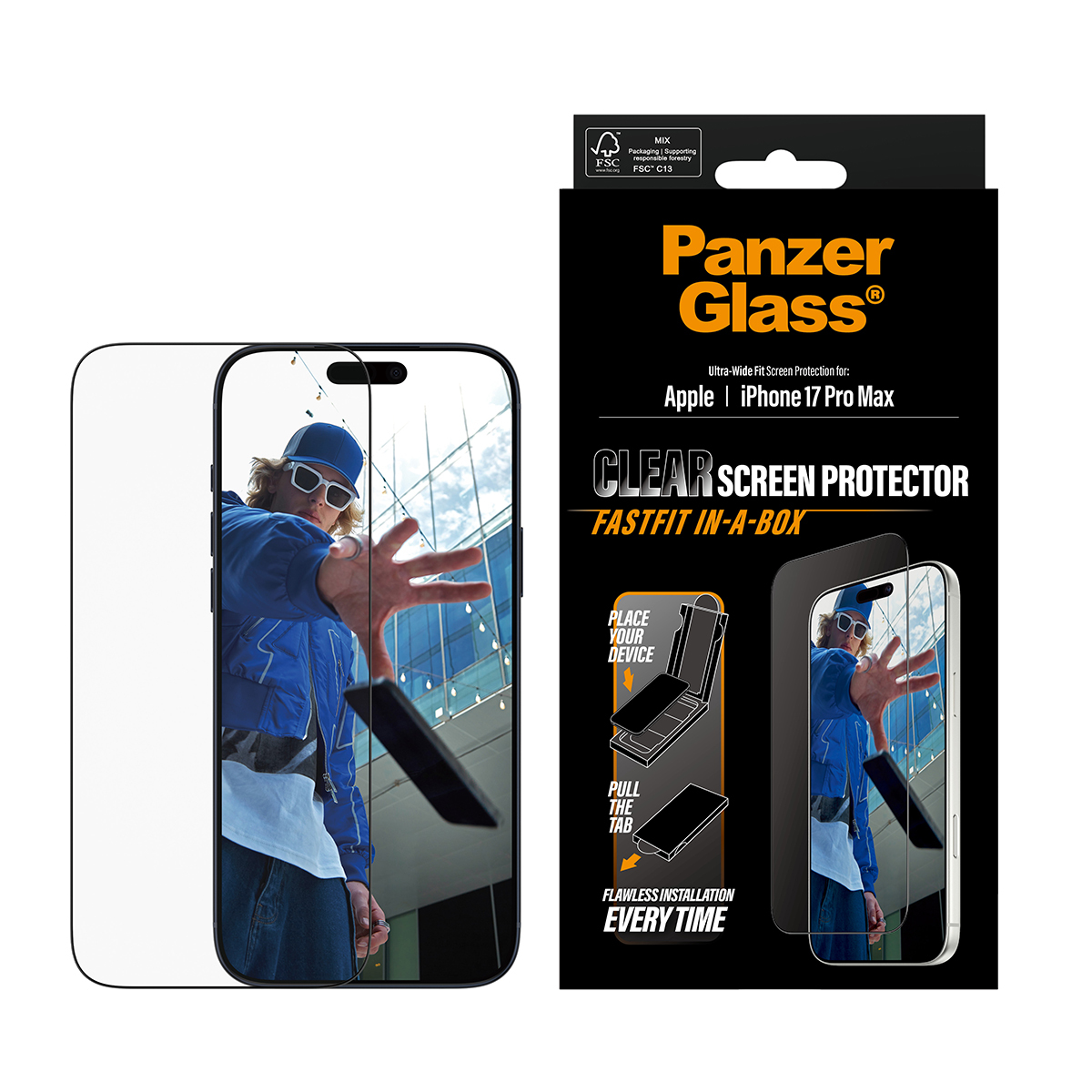 PanzerGlass iPhone 17 ProMax UWF FF