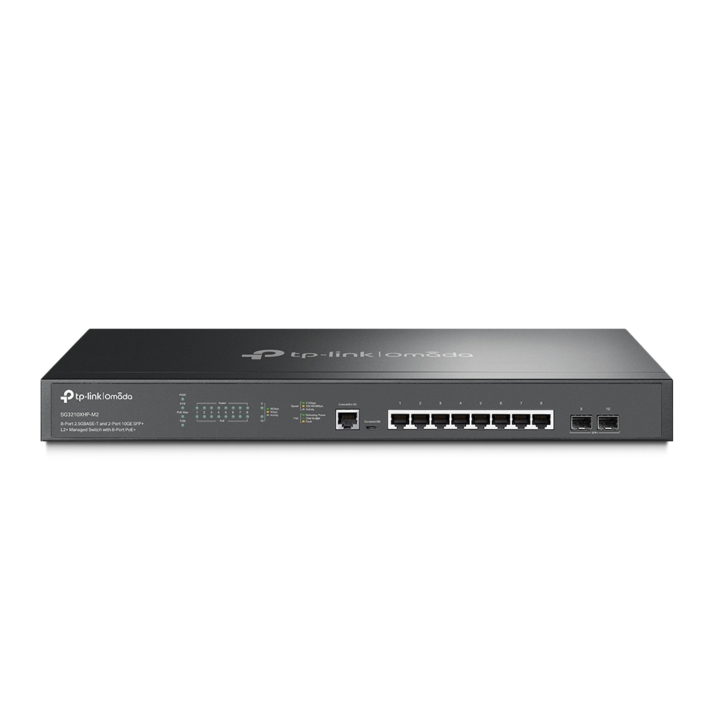 TP-Link JetStream TL-SG3210XHP-M2 Switch 10-porte 10 Gigabit PoE+