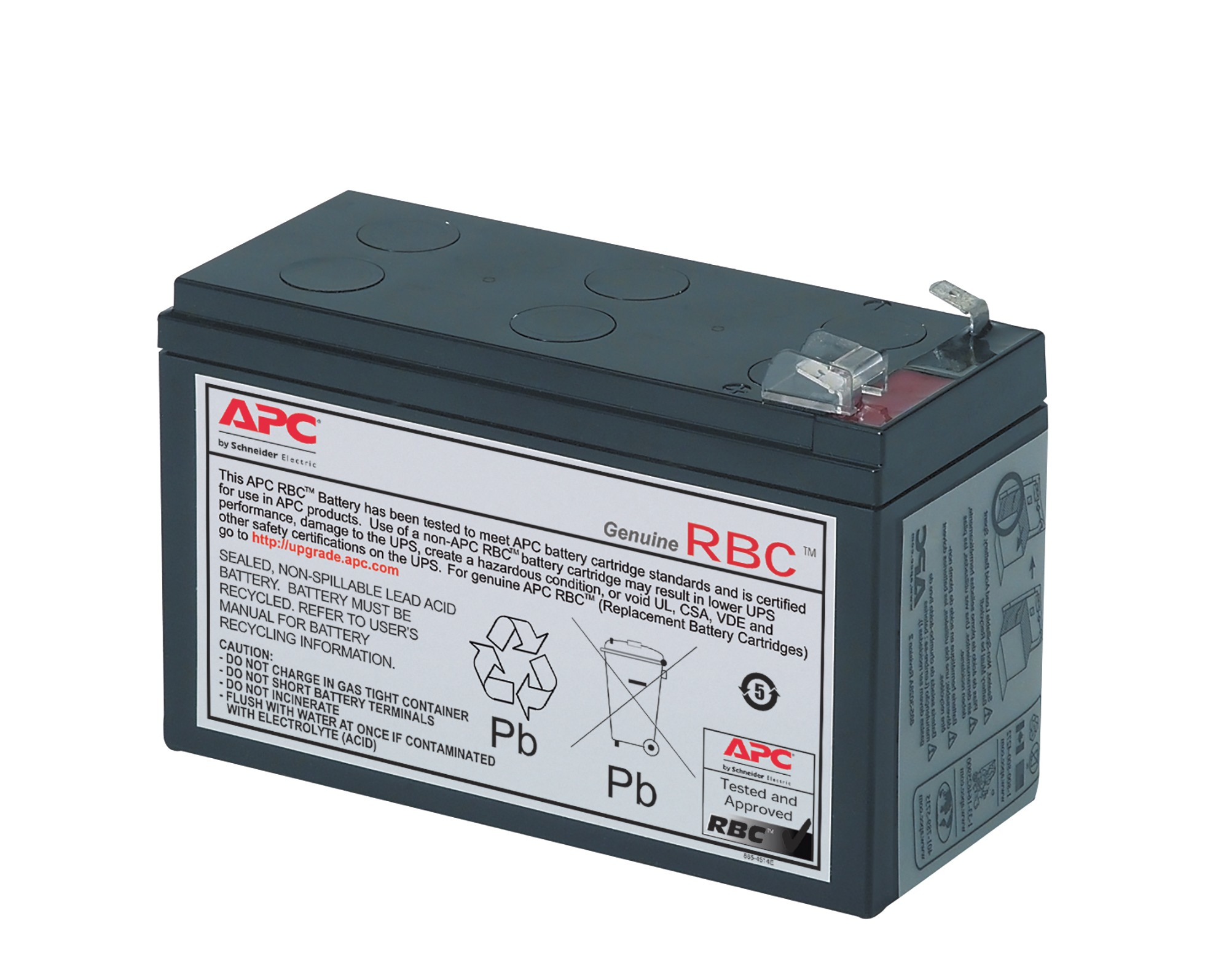 APC Replacement Battery Cartridge #17 - UPS-batteri - Blysyre