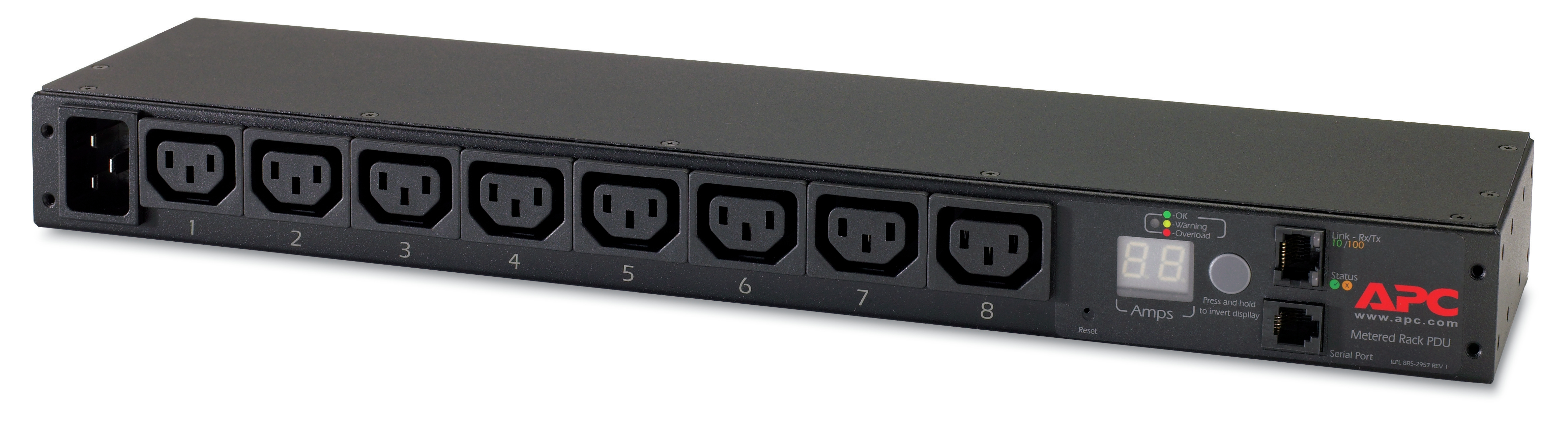 RACK PDU METERED 1U 16A 230V 8 C13