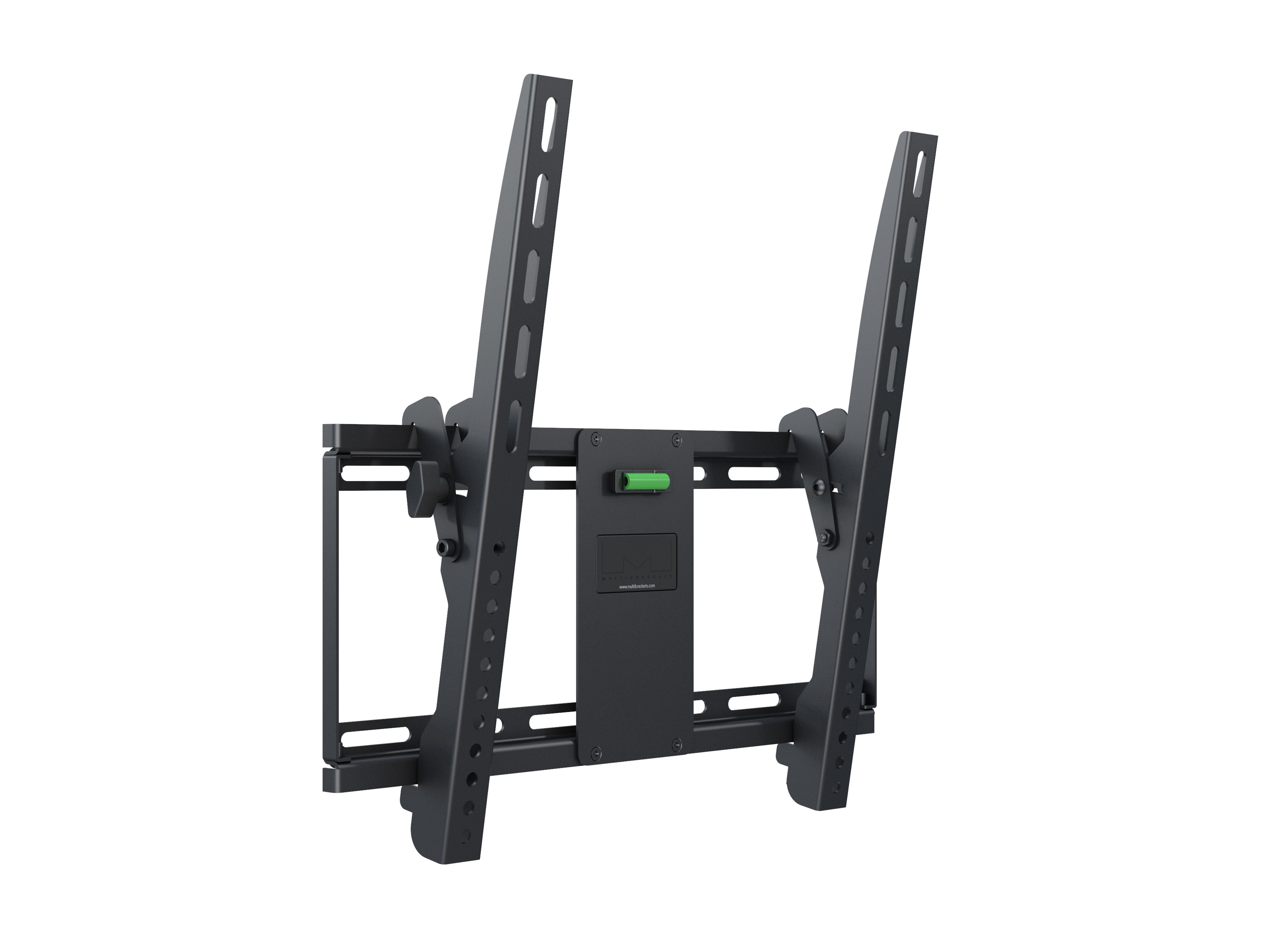 Multibrackets M Universal Tilt Wallmount Black Medium | VESA 200x100-400x400 | Max 75kg | Sort