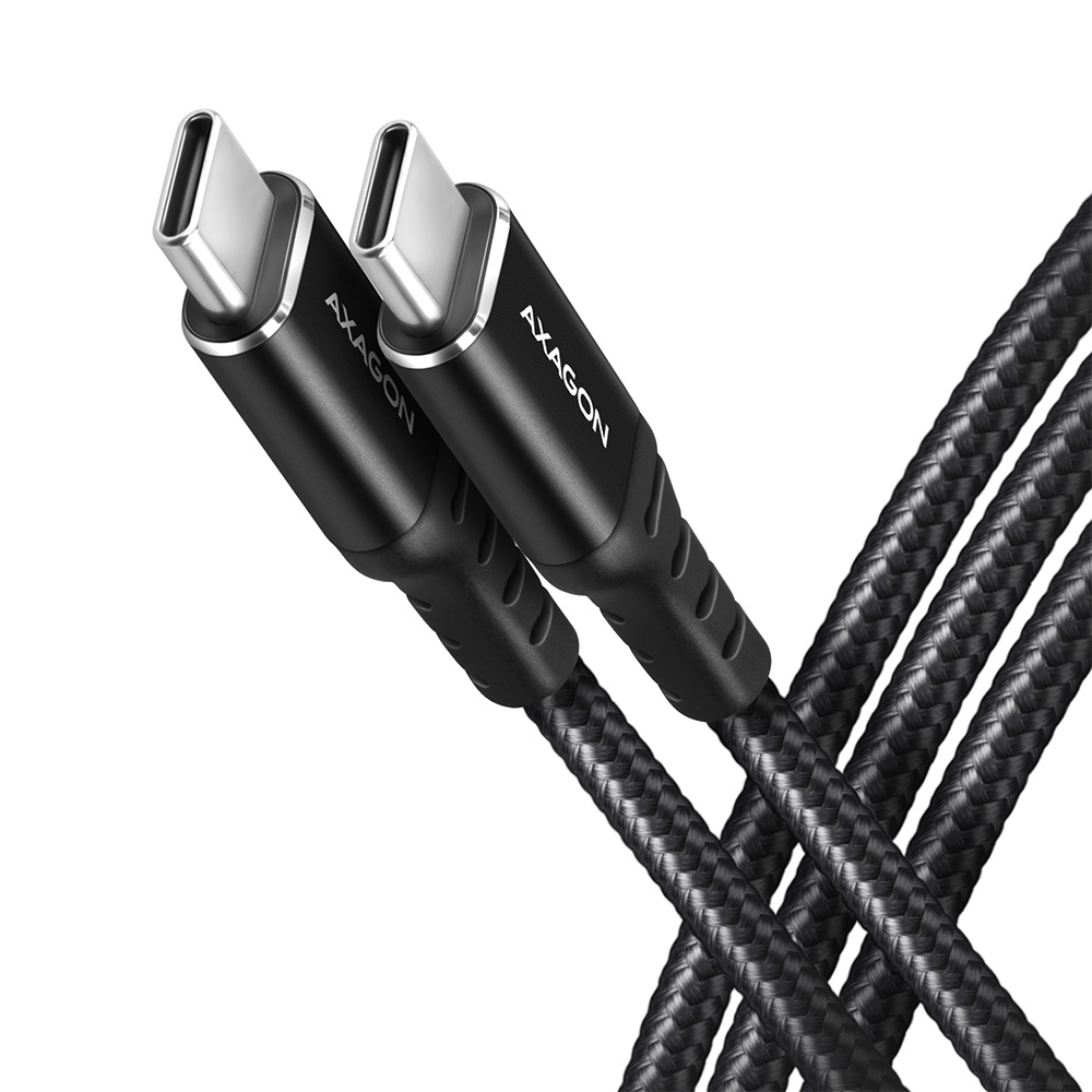 Axagon BUCM-CM10AB USB-kabel USB 2.0 1 m USB C Sort