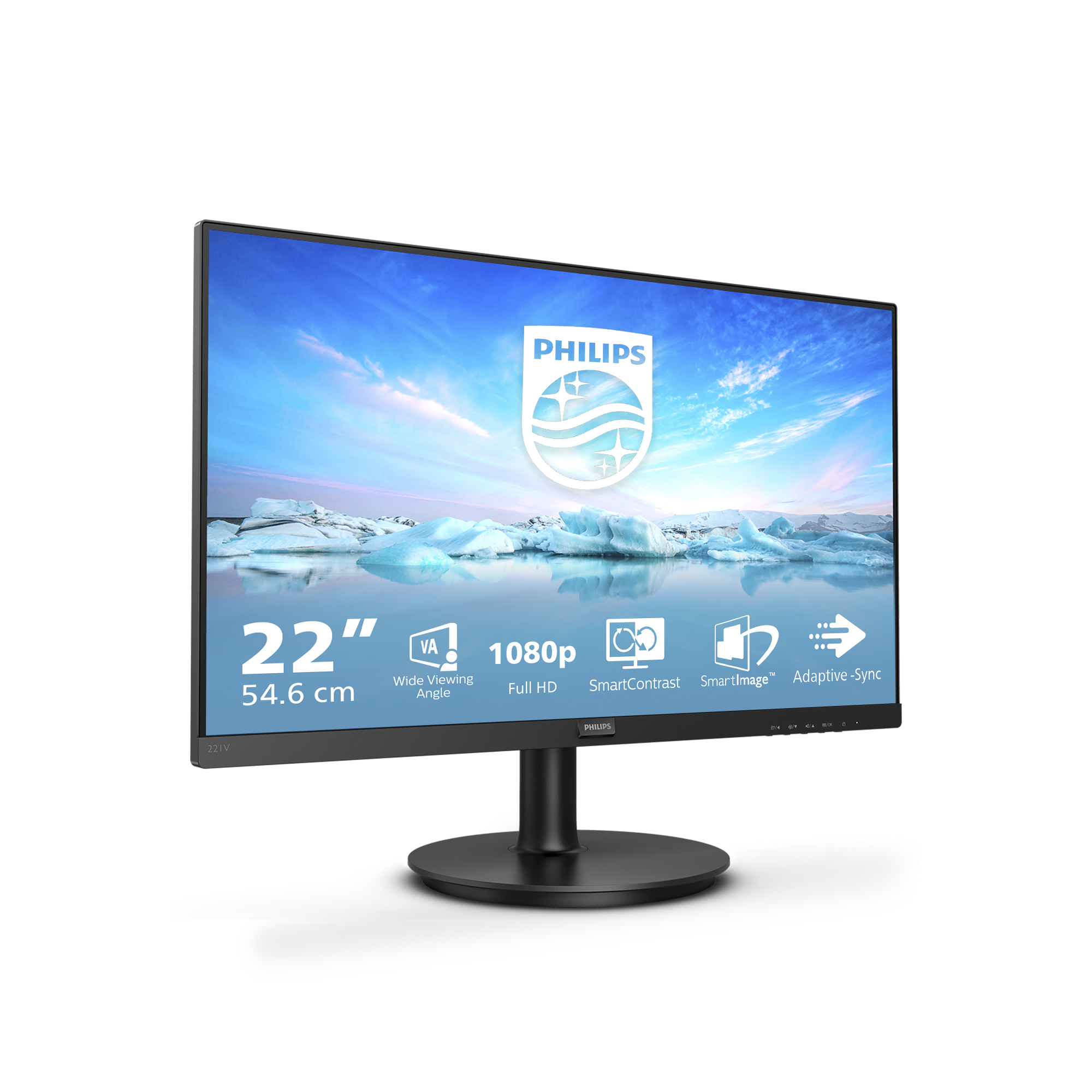 Philips V-line 221V8A 22 VA 1920 x 1080 (Full HD) VGA (HD-15) HDMI 75Hz