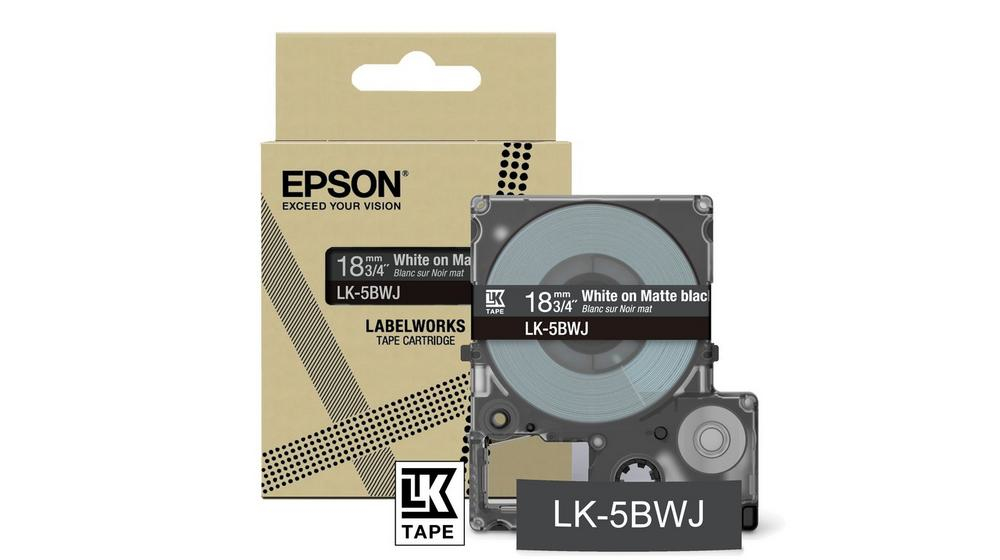 Matte Black/White 18mm LK-5BWJ