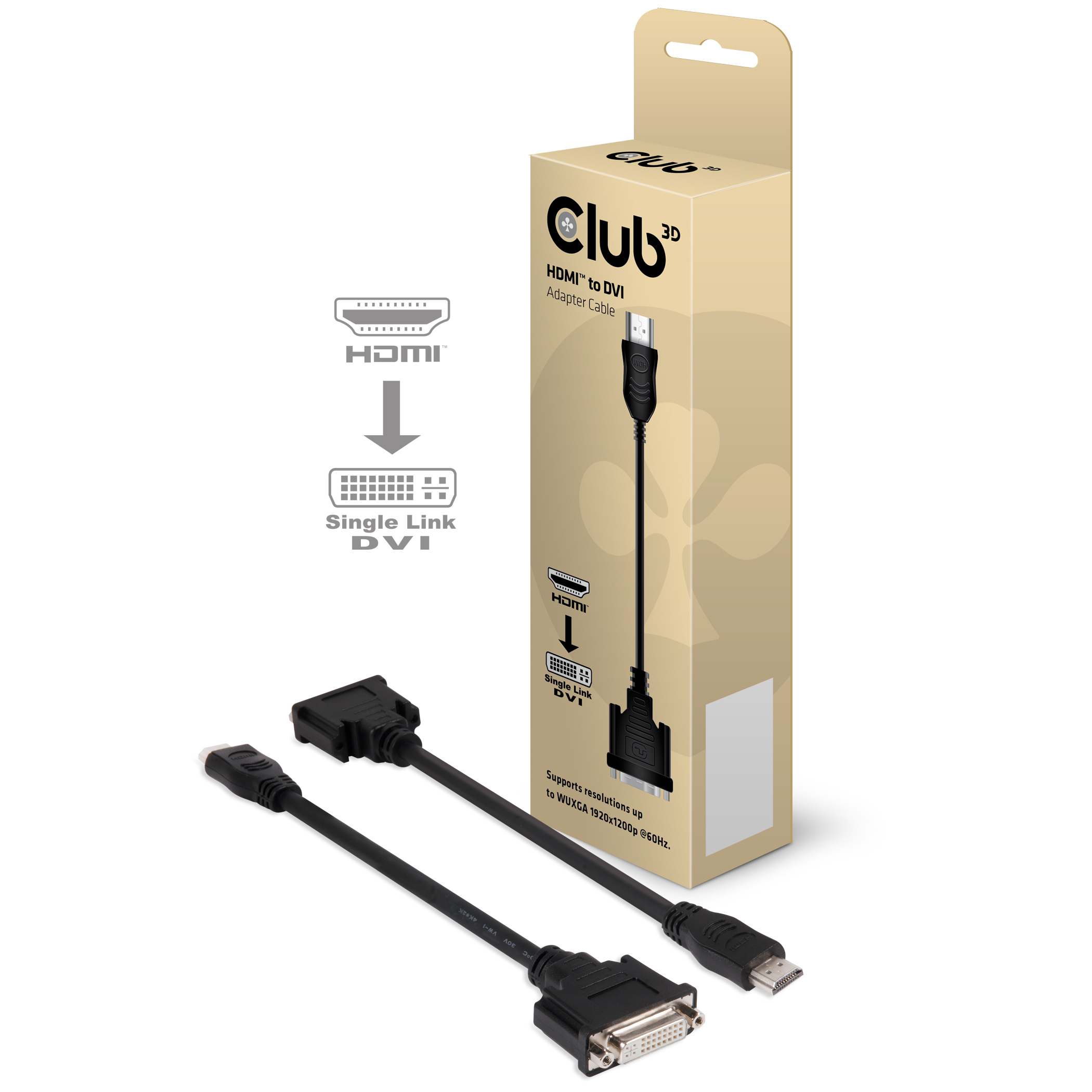 Club 3D videoadapter - HDMI / DVI