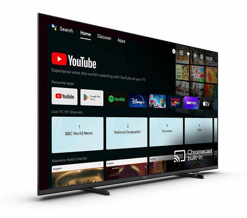 50" Hospitallity 4K IPTV w Chromecast