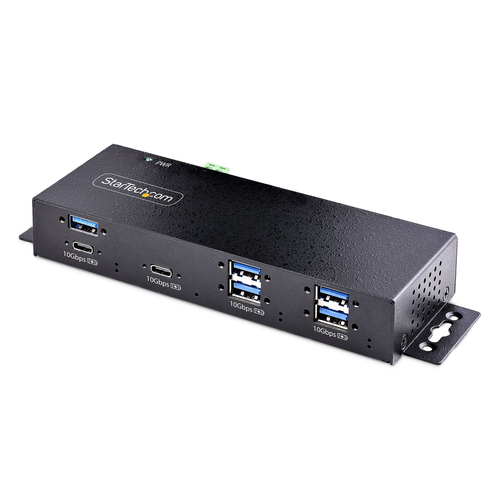 INDUSTRIAL USB 10GBPS HUB FOR LAPTOPS/DESKTOPS - USB CHARGING