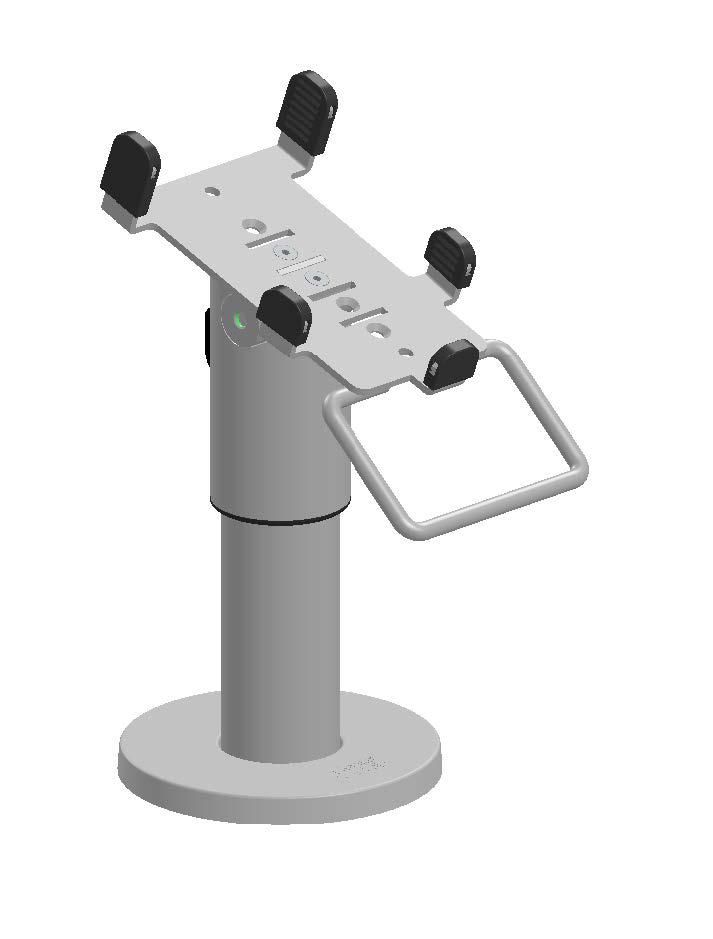 Ergonomic Solutions SpacePole Payment Ingenico IPP320/350 DuraTilt® SP1, 120mm (with handle)