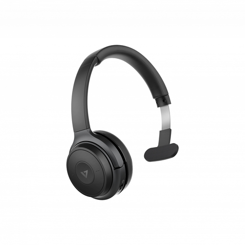 V7 BT MONO ON EAR WLRS HDSET NC BOOM MIC USB DONGLE BLK