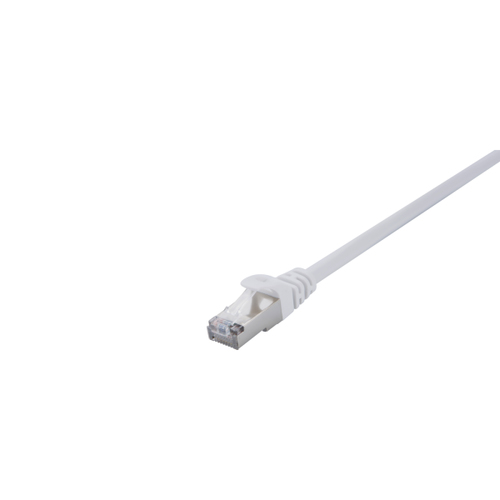 WHITE CAT7 SFTP CABLE 1M RJ45 MALE