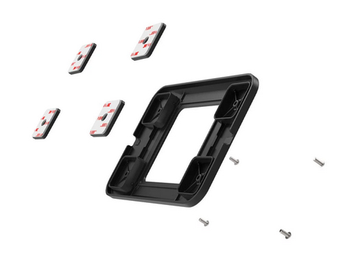 UNIVERSAL INVISIBLE MOUNT PLATE BLACK