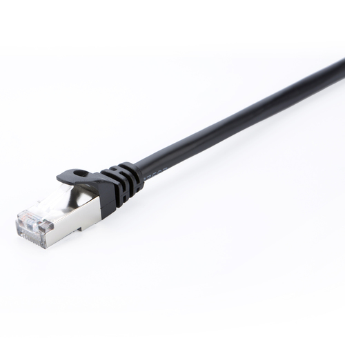 CAT6 ETHERNET BLACK STP 2M RJ45 100 COPPER SNAGLESS