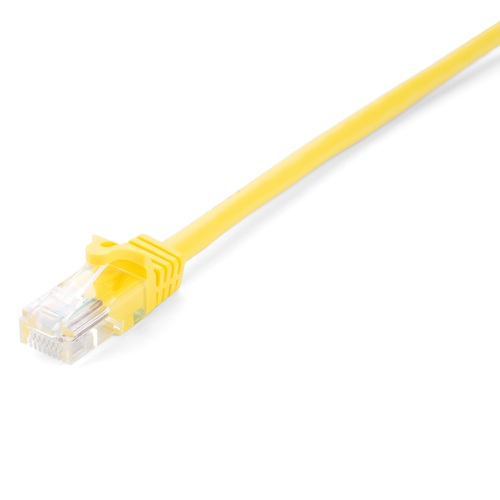 CAT6 ETHERNET YELLOW UTP 2M RJ45 100 COPPER SNAGLESS