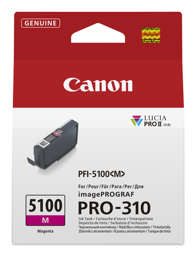INK PFI-5100 M EUR MAGENTA INK TANK