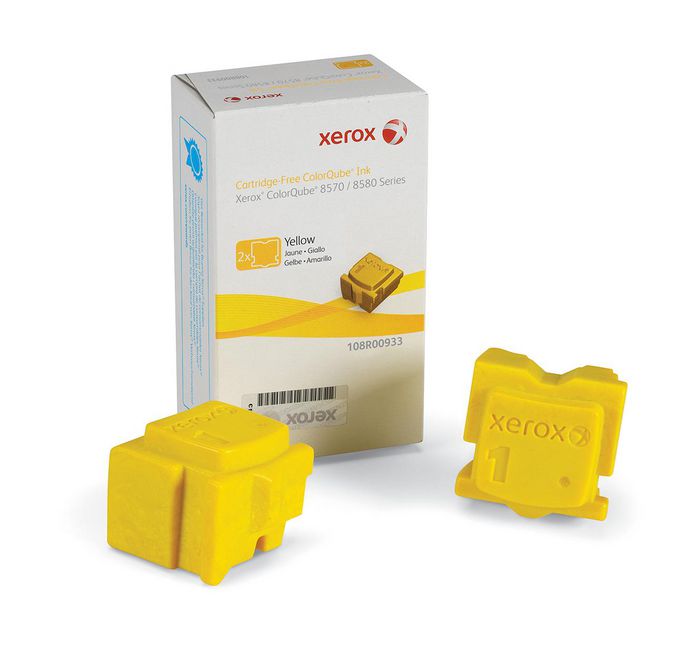 Xerox Xerox Genuine ColorQube 8570 / 8580 Yellow Solid Ink () - 108R00933