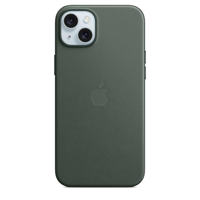 Apple iPhone 15 Plus FineWoven Case with MagSafe, Evergreen