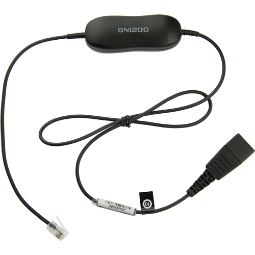 JABRA GN1200 SMARTCORD NEDRE HEADSETSLADD RAK 0.8M QD/4PIN
