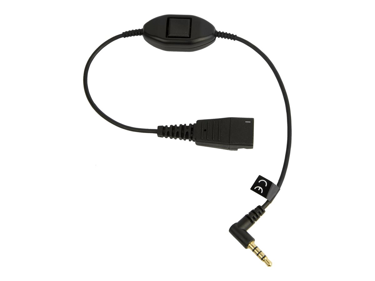 Jabra LINK Mobile QD to 3_5mm, w. Answer Button